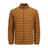 Jack&Jones Recycle Puffer Collar Erkek Kahverengi Mont, M, 12211129-RUB