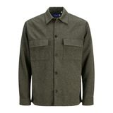 Jack&Jones Regular Fit Uzun Kollu Haki Erkek Gömlek 12239329