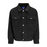 Jack&jones Ridgewood Melange Overshirt Erkek Siyah Ceket - XL