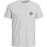 Jack&jones Rubel Ire Smu Small Print Erkek Beyaz Yuvarlak Yaka Tişört