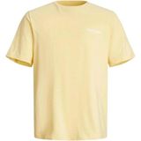Jack&Jones Sıfır Yaka Basic Açık Sarı Erkek T-Shirt 12238844 - 2XL