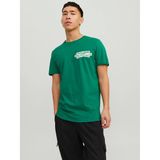 Jack&Jones Spirit Logo Erkek Yeşil Bisiklet Yaka Tişört