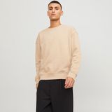 Jack&Jones Star Basic Erkek Bej Bisiklet Yaka Sweatshirt