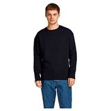 Jack&Jones Star Basic Erkek Siyah Bisiklet Yaka Sweatshirt, S