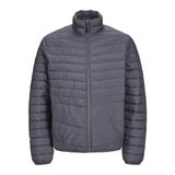 Jack&Jones State Packable Puffer Colar Erkek Gri Dik Yaka Mont, XXL