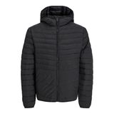 Jack&Jones State Packable Puffer Hood Erkek Siyah Kapüşonlu Mont, XXL