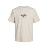 Jack&Jones Tint Crew Neck Erkek Bej Yuvarlak Yaka Tişört