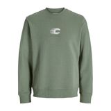 Jack&Jones Vibrant Erkek Yeşil Bisiklet Yaka Sweatshirt