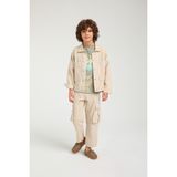 Jacklions 3'lü Kargo Cep Pantolon ve Ceket Erkek Çocuk Takım - 7 Yaş - Taş