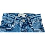 Jacklions Jack Lions Erkek Çocuk Mavi Skinny Denim Kot Pantolon – Kemerli, Düğmeli, 5 Cepli - 3 - 4 Yaş