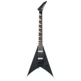 Jackson 2910124572 Js King V JS32 Elektro Gitar (Black W/white Bevels) | Siyah Gövde Beyaz Kenar Çizgileri ve V Şekli