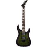 Jackson JS Dinky Arch Top JS32Q DKA HT Amaranth Klavye Transparent Green Burst Elektro Gitar