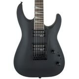 Jackson JS22 Dinky Arch Top 2-Point Tremolo Satin Black - Amaranth Elektro Gitar