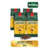 Jacobs Cafe Crema Çekirdek Kahve 500gr X 4 Adet
