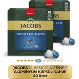 Jacobs Classico Kafeinsiz Nespresso Uyumlu Alüminyum Kapsül Kahve 40 Kapsül - 40 Adet