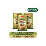 Jacobs Dubai Çikolatası Aromalı Cappucino Özel Kahve Karışımı 8 x 19,5gr 3'lü Paket