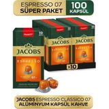 Jacobs Espresso Classıc 07 Alüminyum Kapsül Kahve 10*10 Adet - 100 Kapsül