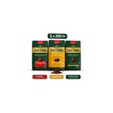 Jacobs Filtre Kahve 3 Farklı Lezzet 250 gr * 3