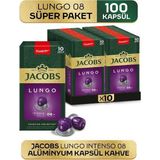 Jacobs Lungo Intenso 08 Alüminyum Kapsül Kahve 10*10 Adet - 100 Kapsül