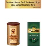 Jacobs Mehmet Efendi Türk Kahvesi 250 gr + Jacobs Monarch Filtre Kahve 250 gr