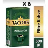 Jacobs Monarch Filtre Kahve 500 gr x 6 Adet - Öğütülmüş Filtre Kahve