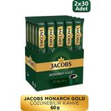 Jacobs Monarch Gold 2 gr x 30'lu Adet Çözülebilir Kahve - Granül