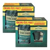 Jacobs Monarch Gold 200 gr Ikonik Jacobs Fincanlı Set x 2 Adet