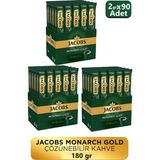 Jacobs Monarch Gold 30'lu 2gr Çözülebilir Kahve x 3 Paket - Granül - 2 gr