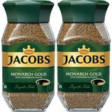 Jacobs Monarch Gold Cam Kavanoz Granül Kahve 100 gram X 2 Adet - 200 gr