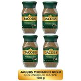 Jacobs Monarch Gold Çözünebilir Kahve, 100 gr, Kavanoz, 4'lü Set