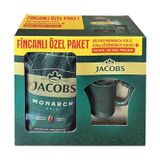 Jacobs Monarch Gold Çözünebilir Kahve, İkonik Fincan Hediyeli Özel Paket, 200 gr