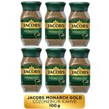 Jacobs Monarch Gold Granül Kahve, 100 g, 6'lı Set