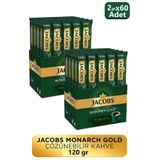 Jacobs Monarch Gold Granül Kahve, Çözülebilir, 2gr x 60 Adet