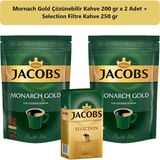 Jacobs Monarch Gold Kahve 400 gr + Selection Filtre Kahve 250 gr - 650 gr