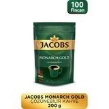 Jacobs Monarch Gold Yumuşak Lezzetli Granül Kahve 200 gr Türkiye Menşeli Çözünür