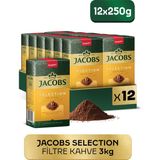 Jacobs Selection Filtre Kahve 250 gr x 12 Adet - 1 Adet - Öğütülmüş