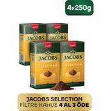 Jacobs Selection Filtre Kahve 4'lü 250 gr - 1 kg - Kağıt ve Metal Filtre
