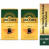 Jacobs Vanilya Aromalı Filtre Kahve 2 x 250 gr - 500 gr