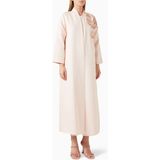 Jacquard Abiye Elbise Şık Tasarım ve Konforlu Kullanım ile Modaya Uygun Seçenek - Pembe - 52