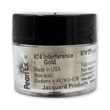 Jacquard Pearl Ex Epoksi Reçine, Suluboya, Kaligrafi Mürekkebi ve Kil için Parazit Altın Tozu, 3 g