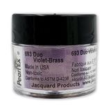 Jacquard Pearl Ex pigment tozu, 3 g, ikili, mor/pirinç, epoksi reçine için gevşek mika tozu, sulu boya, kaligrafi mürekkebi ve kil, epoksi pigment tozu, epoksi reçine boyası