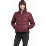 Jacqueline De Yong Fiona Life Short Kadın Bordo Dik Yaka Ceket - XS