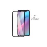 JACQUELYN iPhone XR ile Uyumlu Curve Tempered Glass Full Siyah Cam Ekran Koruyucu
