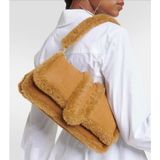 Jacquemus Le Petit Bambino Tüylü Çanta - Camel