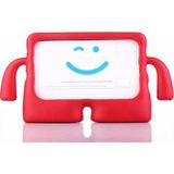 Jacquen Apple iPad 10.2 Figürlü Silikon Çocuk Tablet Stand Kılıf Kırmızı
