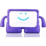 Jacquen Apple iPad Mini 1 2 3 4 Silikon Çocuk Figürlü Ibuy Tablet Kılıfı Mor