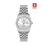 Jacques Du Manoir JWL04104 Inspiration Sellita SW100 25 Jewels Otomatik Mekanizmalı Swiss Made Kadın Kol Saati