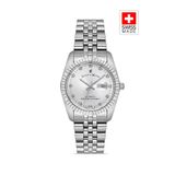 Jacques Du Manoir JWL04112 Inspiration Sellita SW100 25 Jewels Otomatik Mekanizmalı Swiss Made Kadın Kol Saati
