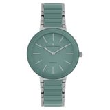 JACQUES LEMANS 32032129 Kadın Kol Saati Analog Kuvars Tek Beden Yeşil