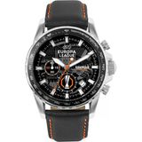Jacques Lemans EL-102C Uefa Europa League Istanbul Quartz Deri Siyah 10 ATM 42 mm Erkek Kol Saati